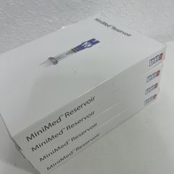 4 Boxes 3ml 10 Ct Each Mini Med Reservoirs Exp 05/2026 & 5/27