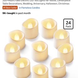 Tea lights led candles