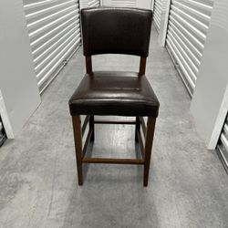Faux Leather Chair - Counter Height 