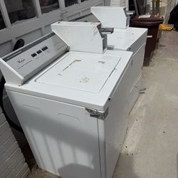 Whirlpool washer and dryer coin machine