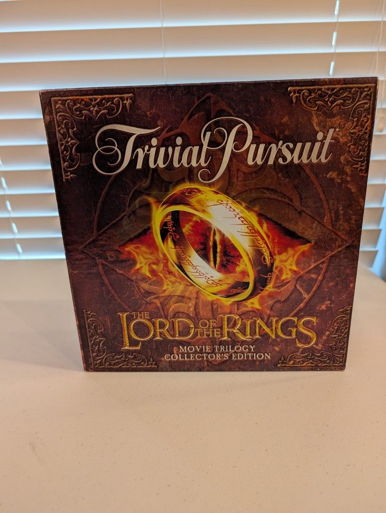 Lord of the Rings Trivial Pursuit 