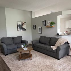 Ashley sleeper sofa set (delivery available)