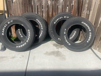 (4) Cooper Cobra GT Radial 215/70R14—$60