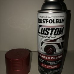 NEW Rust-Oleum Automotive Gloss Red Custom Chrome Spray Paint, 10 oz Rustoleum