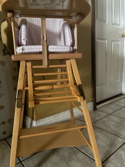 Vintage Wooden High Chair