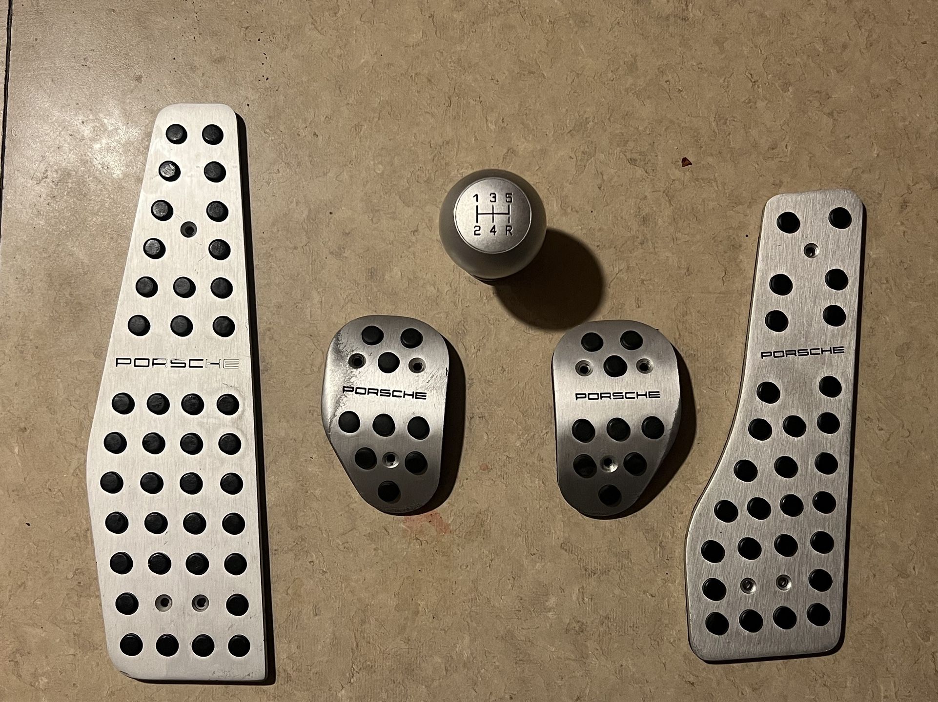 Aluminum Billet Manual Pedal with Matching Shift Knob fit for Porsche 911 996 997 Boxster Cayman Carrera 4 S M/T