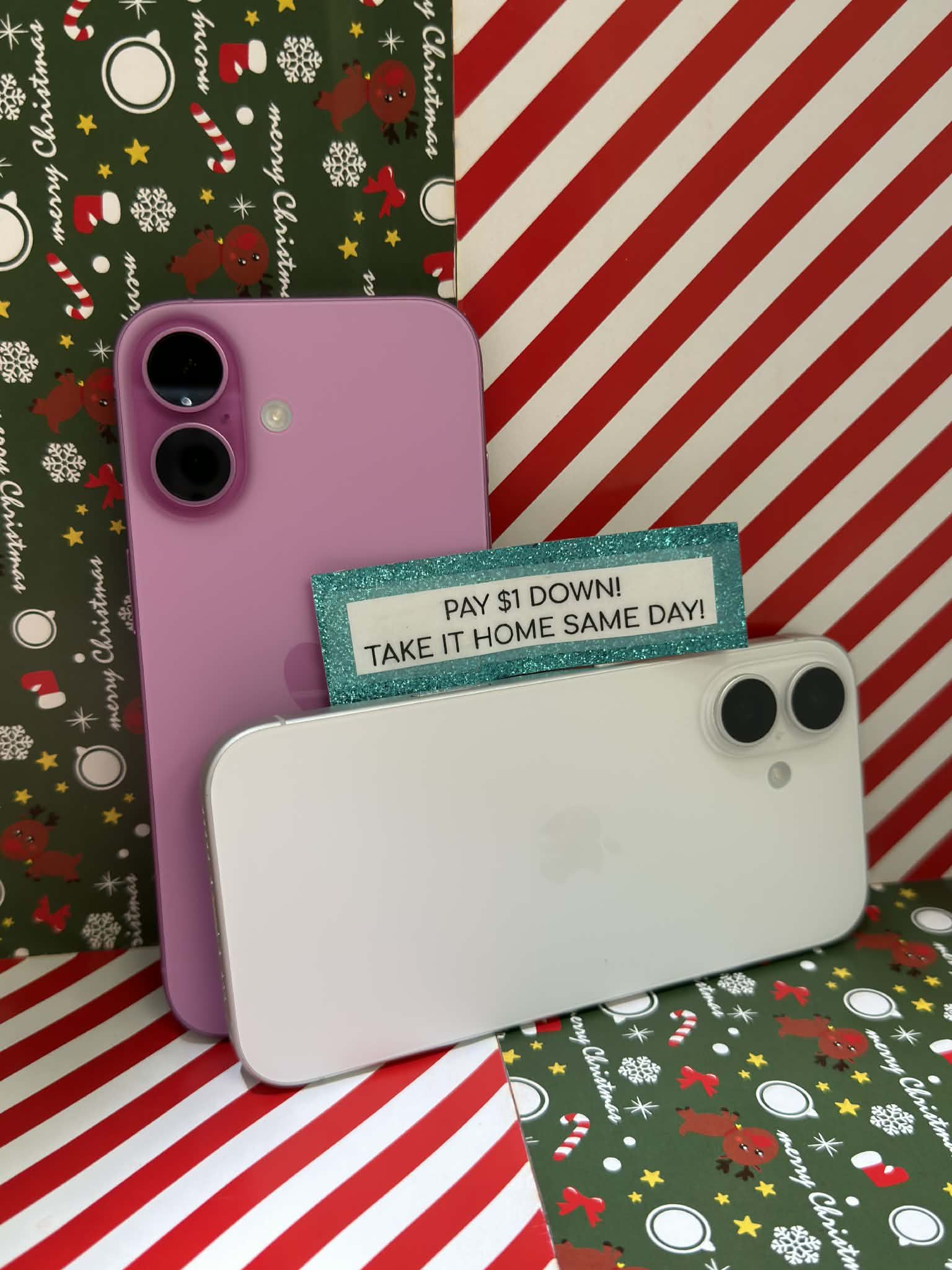 Apple iPhone 16 5G - Pay $5 DOWN AVAILABLE - NO CREDIT NEEDED