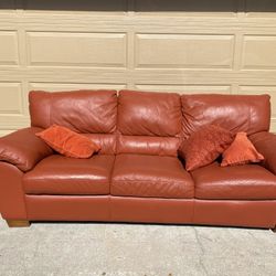 Natuzzi Leather Sofa
