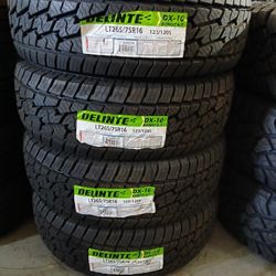 New Tires 265 75 17 Delinte AT✅️💯
