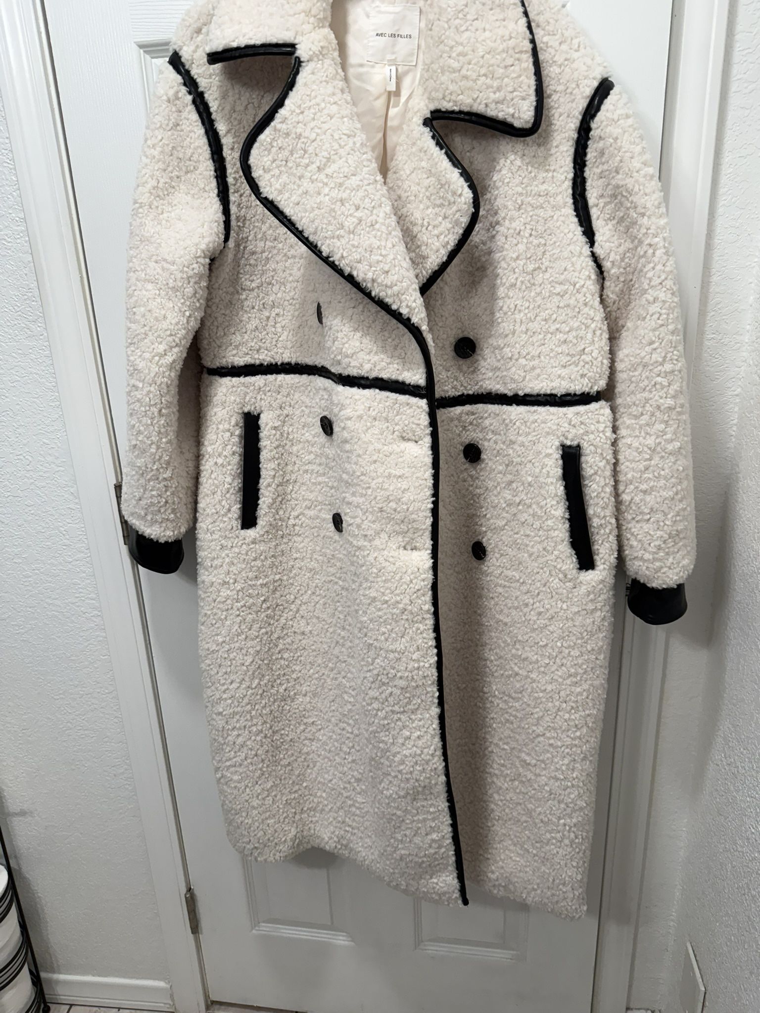 Black And White Coat