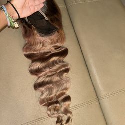 100% Human Hair 30 Inch Ombré Wig 