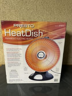 Presto Heatdish Plus Parabolic Heater Designed By Presto Engineers in Wisconsin