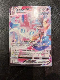 Sylveon VMax Brilliant Star Pokemon Card