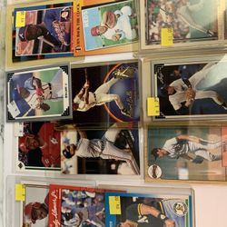 Baseball Cards (89) Lot Assorted Rookies & Stars