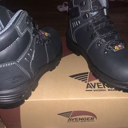 Work Boots Steel Toe  Back Color 9/5