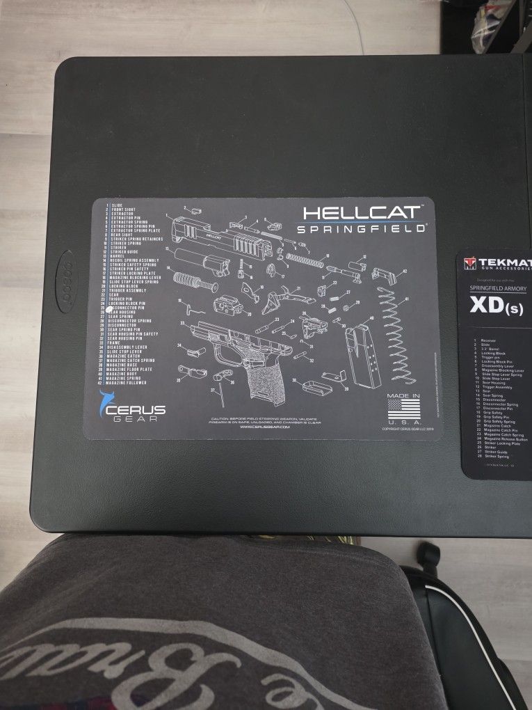 Computer Desk Pads Breakdown Springfield Xd Hellcat 9mm Mouse