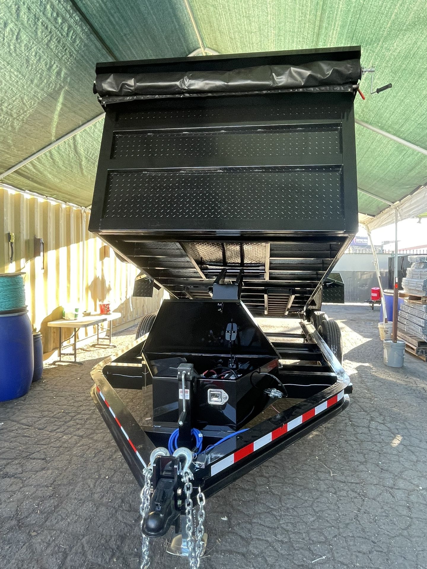 14ft Heavy Duty Dump Trailer LOADED 