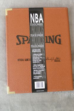 Spalding NBA notebook