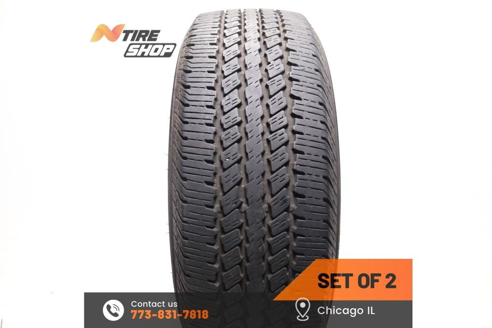 Set of 2 Used 11/32 LT 275/65R18 123/120S Continental Contitrac