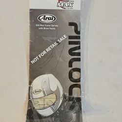 Arai SAI Max Vision Clear DKS 095 Pinlock Ready Face Shield with Brow Vents, designed for use with Arai motorcycle helmets The Arai SAI Max Vision Cle