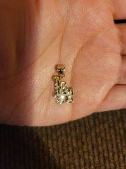 14k Solid Gold Small Diamond Cut Pendant for Women Oro 14k Dije Para Dama