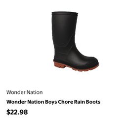 Wonder Nation Boys Rainboots
