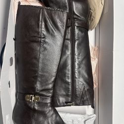 Bandolino Brown Leather Boots Size 6
