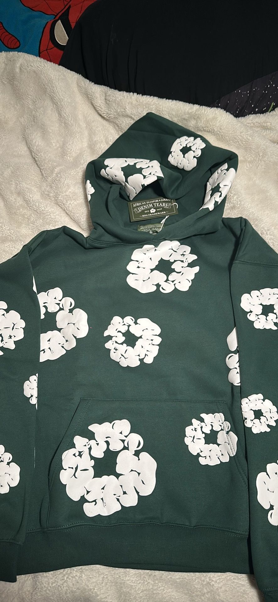 Green Denim Tears Hoodie