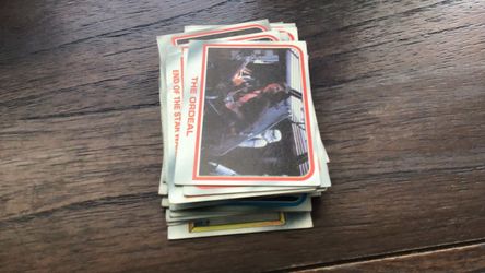 Star Wars trading cards lot