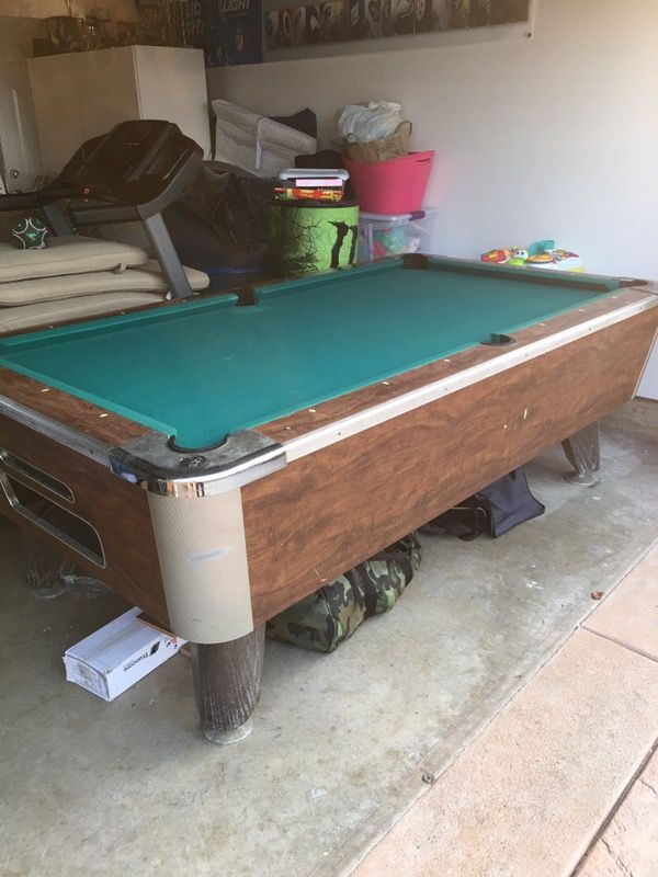 Valley Cougar 7' Coin-Op Pool Table ZD-5 Bar Box