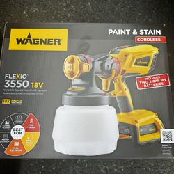 Wagner Flexio 3550 Cordless Paint Sprayer