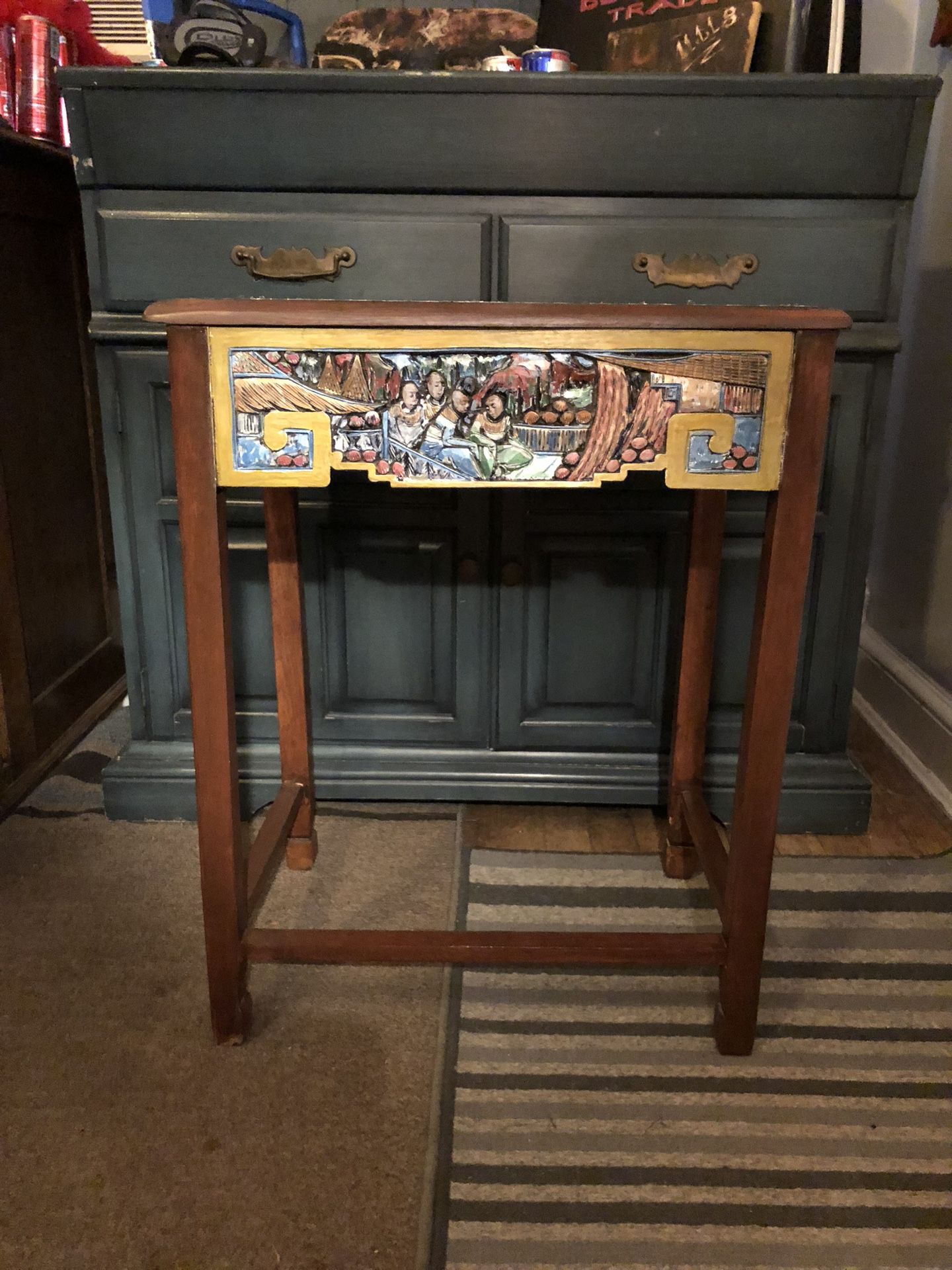 Accent Table / lap desk - hand painted R-Luxed custom
