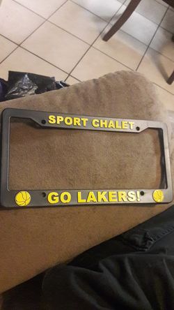 Lakers licence frame