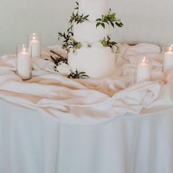 Small And Large Candle Vases And Candles 