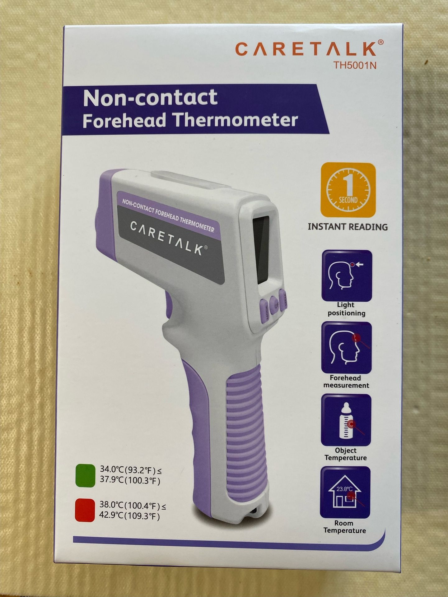 Caretalk TH5001N Non-contact Forehead Thermometer