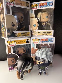 Funko Pop Lot – Naruto, Hamilton & The Mummy – 6 Figures