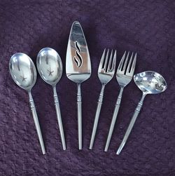 DAUPHINE STAINLESS STEEL SERVING SET (6-pc) 