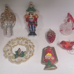 Assortment Of Vintage Christmas Ornaments 