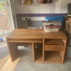 Desk And Shelf