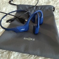 SHOKZ Openrun Mini Bone Conduction Open-Ear Endurance Headphones Mini Blue