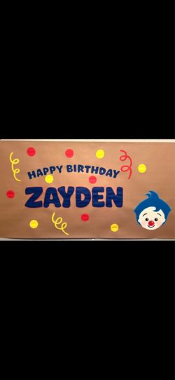 birthday banner