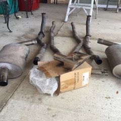 304 Stainless Steel, 68-73 Corvette Chambered Exhaust 