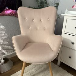 Pink Velvet Chair