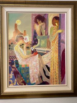Original Sabzi Framed Serigraph with Certificate