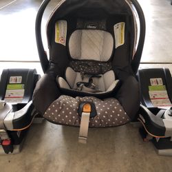 Chicco Key fit Infant Carseat, Frame Stroller