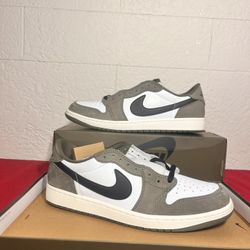 Size 12 Air Jordan 1 Low Retro OG ‘Medium Olive’