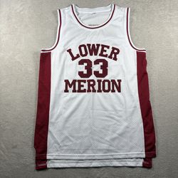 Kobe Bryant Jersey 33 Lower Merion Men’s S Red Basketball Jersey High School#680