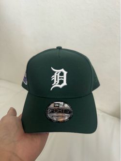 NEW ERA 9FORTY A-FRAME DETROIT TIGERS 2006 WORLD SERIES PATCH LAVENDERUV SNAPBACK HAT-GREEN