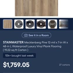 $1 Luxury Vinyl Planks Flooring For Sale 