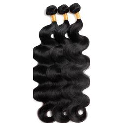 12A Human Hair Bundles 20 22 24 Inch Body Wave